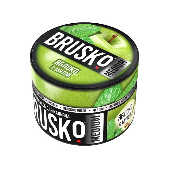 Купить Brusko Medium - Яблоко с Мятой 250г